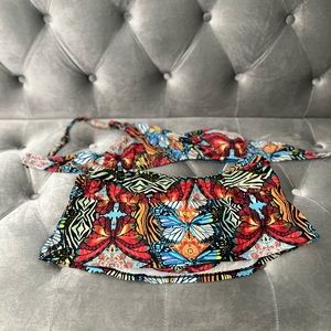 Becca by Rebecca Virtue two piece skirted bikini.